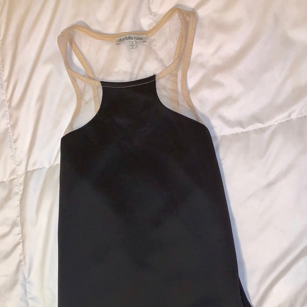 Black & mesh sexy Charlotte Russe dress (small)